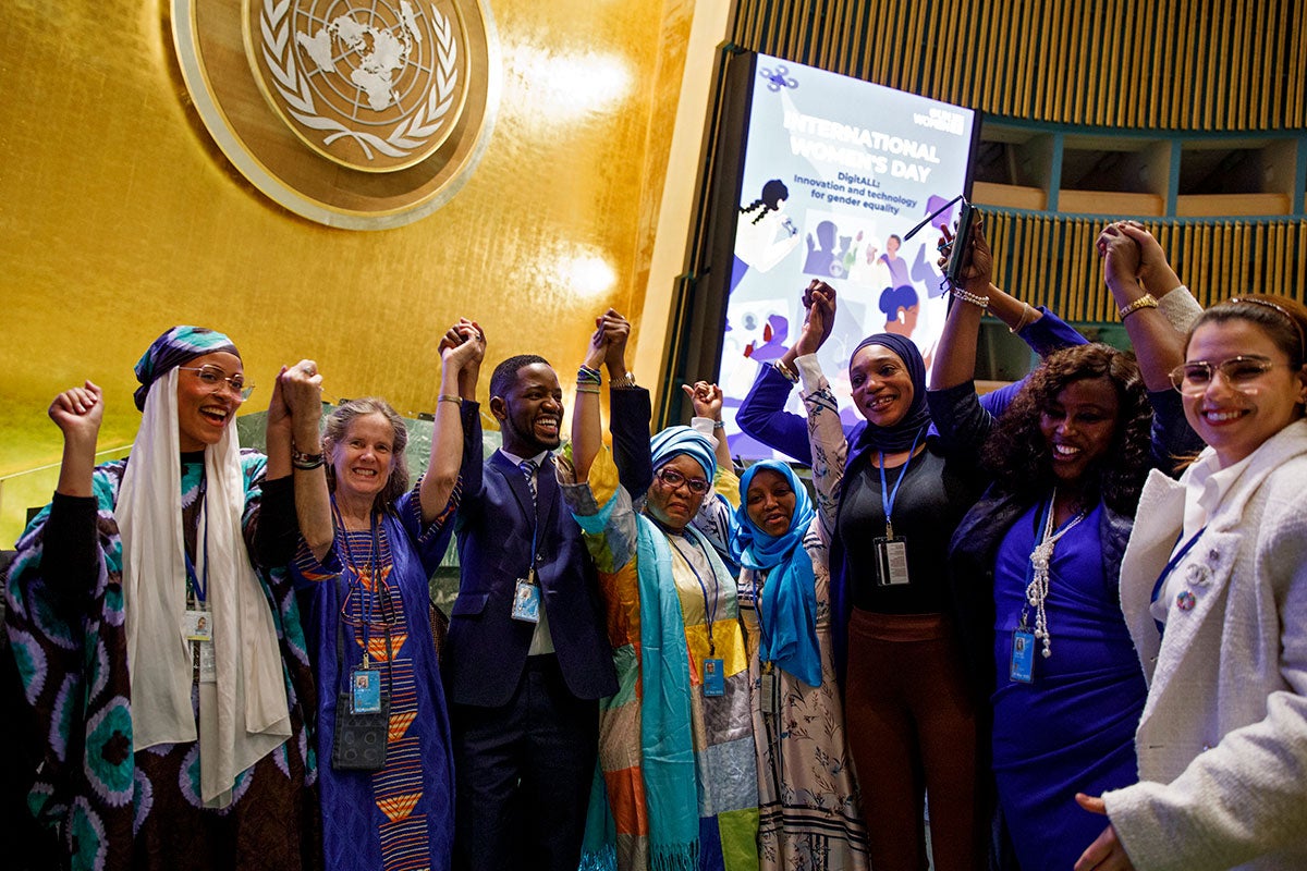 During the 67th session of the Commission on the Status of Women (CSW67), participants observe International Women’s Day 2023 on the theme “DigitALL: Innovation and technology for gender equality”. The event brings together technologists, innovators, entrepreneurs, and gender equality activists to provide an opportunity to highlight the role of all stakeholders in improving access to digital tools and be followed by a high-level panel discussion and musical performances.